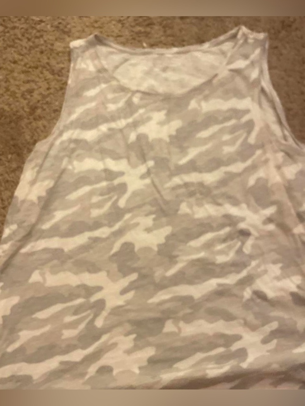 Camo tank top